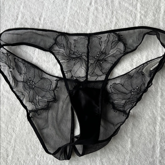 Fleur Du Mal Sophie Lace Ouvert Cheeky Panty - Picture 10 of 16